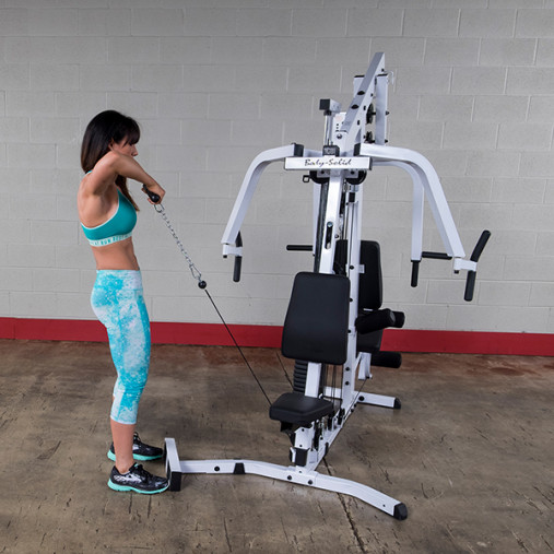 Многофункциональный силовой тренажер Body-Solid EXM2500S мультистанция двухпозиционная со стеком 95кг