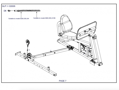 Опция "Жим ногами горизонтальный" Body-Solid GLP для силовых мультистанций G2B, G3S, G4I, G5S, G6B