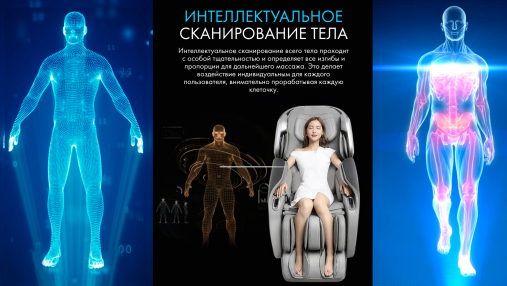 Массажное кресло OTO TITAN TT-01 Brown ru (цвет коричневый) c русификацией