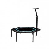 Батут с ручкой LIVEPRO Trampoline with Handle диаметр 105 см, черный/синий