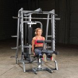 Body Solid GS348QP4 Многофункциональный тренажер Машина Смита со стеком 90кг