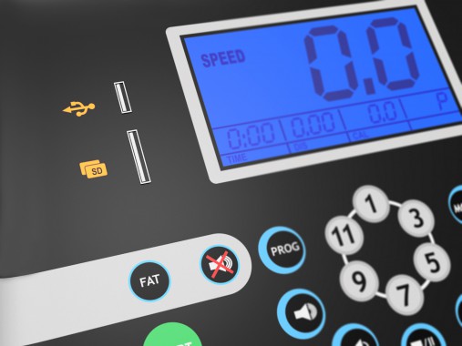 Беговая дорожка домашняя складная компактная UnixFit ST-600X с ковриком