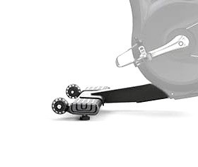 Транспортировочные колеса и ручка для удобства перемещения тренажера