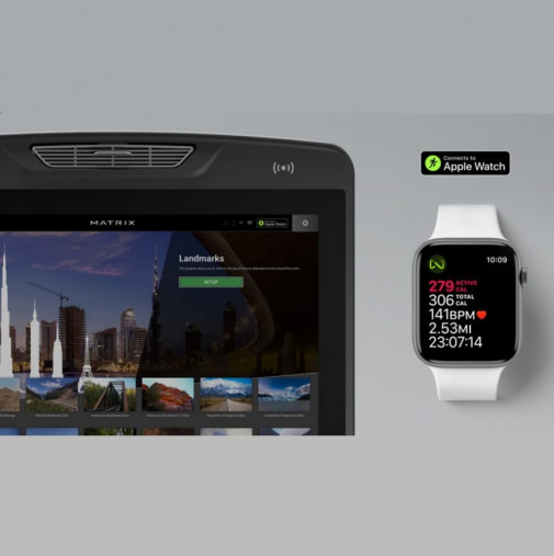 Лестница-эскалатор Matrix Endurance. Консоль Touch XL