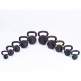 Чугунная гиря LIVEPRO Kettlebell 16 кг, черный
