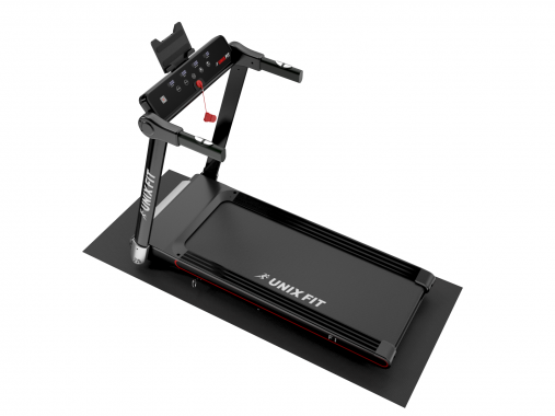 Беговая дорожка UNIX Fit Hi-tech F1 Dark Storm с системой суперкомпактного складывания