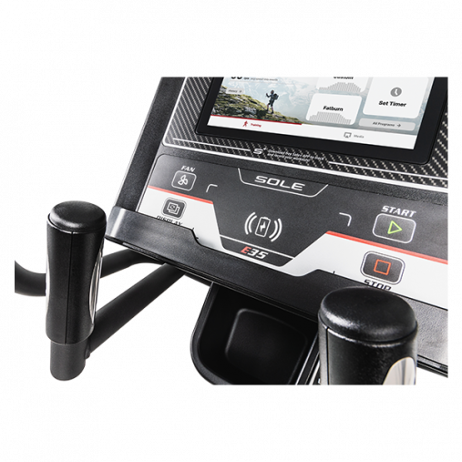 Эллиптический тренажер Sole Fitness Е35 (2023) с автоматическим наклоном педалей