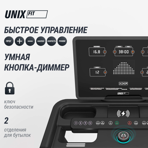 Беговая дорожка UNIX Fit MX-970 (версия 2.0) домашняя складная Беговая дорожка UNIX Fit MX-970 (версия 2.0) домашняя складная