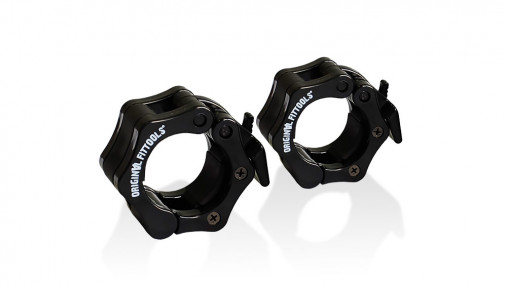 Штанга олимпийская наборная 128 кг OFT (диски 50 мм с двумя хватами, черный гриф 220 см)