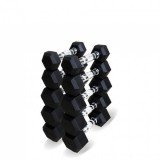 Набор гексагональных гантелей 5 пар от 1 до 5 кг Original Fit.Tools Набор гексагональных гантелей 5 пар от 1 до 5 кг Original Fit.Tools