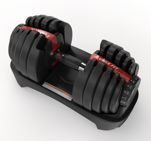 Гантель со ступенчатой регулировкой UNIX Fit (от 2.5 до 24 кг)