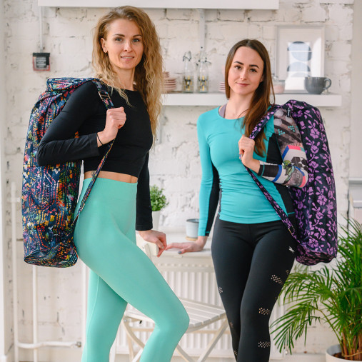 Чехол для коврика HUGGER MUGGER Batik Yoga Mat Bag цветной