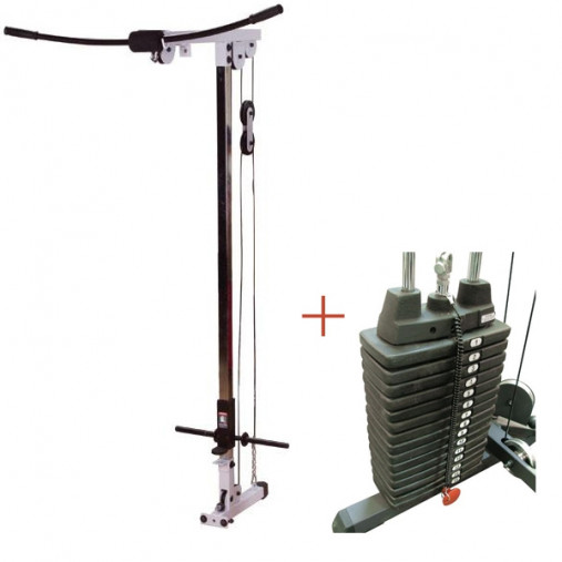 Рама для приседов BODY-SOLID Classic Pro Power Rack GPR82 с тягой сверху и стеком 95кг