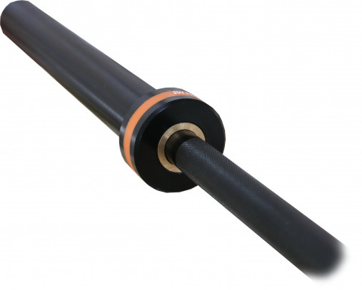 Гриф для штанги ZSO BLACK, D-50, L2200, гладкая втулка, до 500 кг, замки-пружины