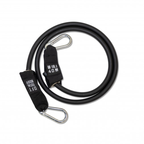 Эспандер из натурального латекса с карабинами сопротивление 40 lbs OFT