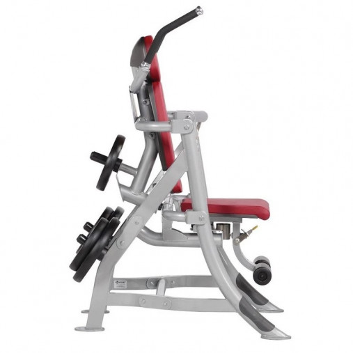 Пресс нагружаемый дисками HOIST ROC-IT RPL-5601 ABDOMINALS (цвет рамы: серебряный, обивка: черная)