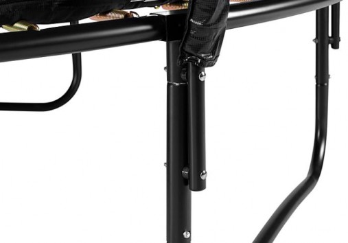 Батут Hasttings Air Game Basketball 8FT (2,44 м) с баскетбольным кольцом + внутренней сеткой и двухсторонним защитным матом (зеленый/синий)