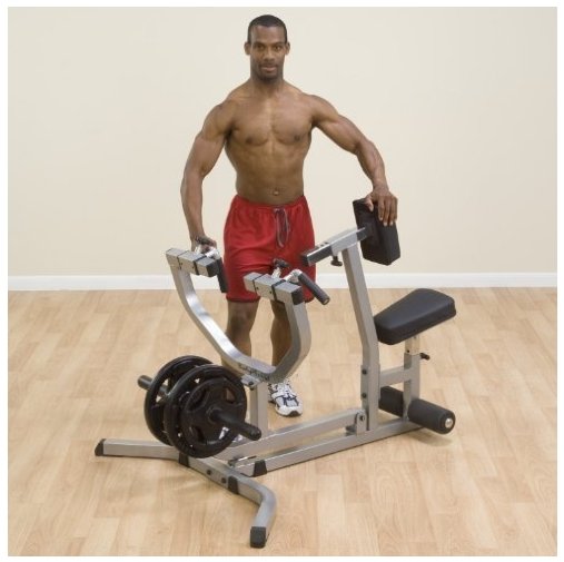 Тренажер полностью регулируется для пользователя с любым типом сложения.