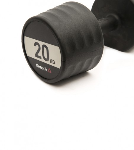 Гантели обрезиненные Reebok, 6 - 20 кг (пара)