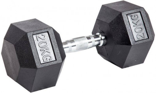 Комплект гантелей ZSO гексагональных от 4 до 17.5 кг, 10 пар (188 кг)