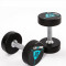Гантели в уретане LIVEPRO Premium Urethane Dumbbells 36 кг, черный/синий