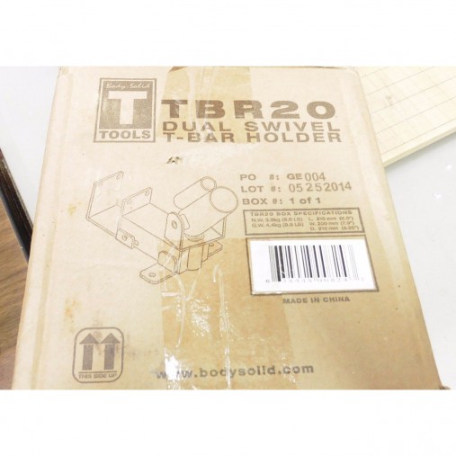 Платформа двухшарнирная для фиксации T-образного грифа Body-Solid TBR20 - в упакованном виде