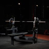 Скамья-стойка домкратная для жима лежа со страховочными упорами DHZ Olimpic Bench A3146